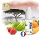 E-liquide Flavour Power 50/50 Kilwa - Pomme/Fraise/Pêche/Abricot 10 ml en 12 mg