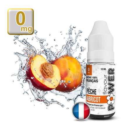 E-liquide Flavour Power Pêche Abricot 50/50 10 ml en 0 mg