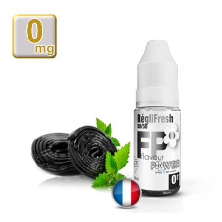 E-liquide Flavour Power RégliFresh Réglise-Menthe 50/50 10 ml en 0 mg