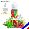 E-liquide Twist 50/50 à booster Red Velvet - fraise, menthe, basilic et citron vert - 50 ml