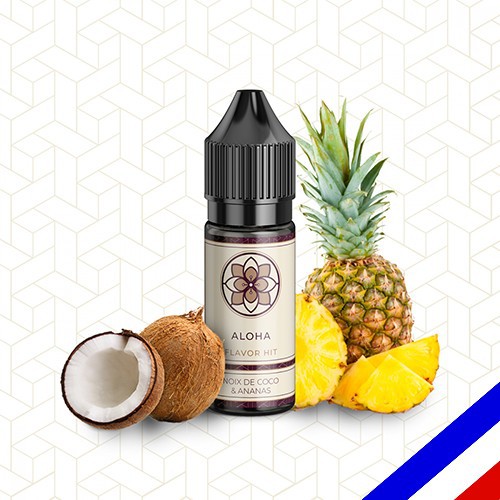 E-liquide Flavor Hit 50/50 Aloha - Noix de Coco/Ananas - 10 ml