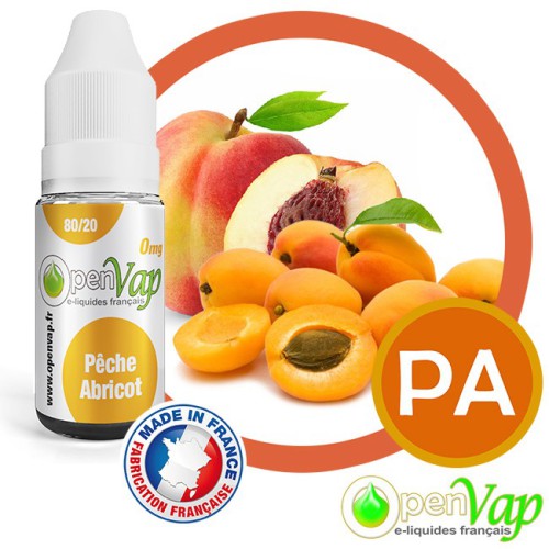 E-liquide Openvap saveur Pêche Abricot PA 10 ml