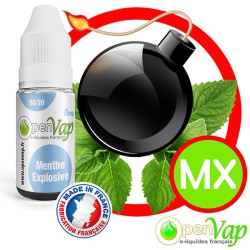 E-liquide Openvap saveur de Menthe Explosive MX 10 ml
