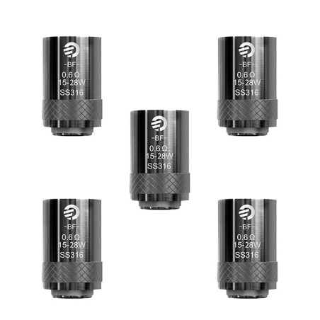 Résistances CUBIS BF SS316 (kit JoyeTech AIO) - 0.6 Ohm - Boite de 5 unités