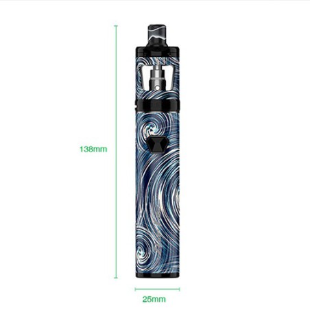 Dimensions du Kit débutant Zlide Tube 3000mah avec Clearomiseur Zlide 4ml Innokin