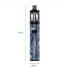 Dimensions du Kit débutant Zlide Tube 3000mah avec Clearomiseur Zlide 4ml Innokin