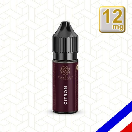 E-liquide Flavor Hit Authentic Fruité 70/30 Citron -10 ml en 12 mg E-liquide Flavor Hit Authentic Fruité 70/30 Citron -10 ml en 12 mg