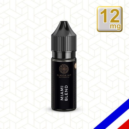 E-liquide Flavor Hit Authentic Blend 70/30 Miami Blend -10 ml en 12 mg E-liquide Flavor Hit Authentic Blend 70/30 Miami Blend -10 ml en 12 mg