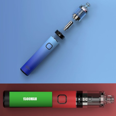 Détail du Kit GOz 1500 mah avec Clearomiseur GOz MTL 2 ml Innokin