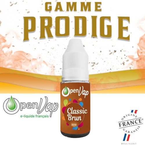 E-Liquide PRODIGE Openvap Classic Brun