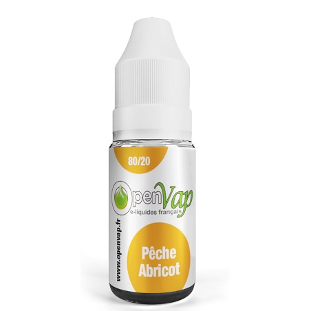 E-liquide Openvap Pêche Abricot 10 ml