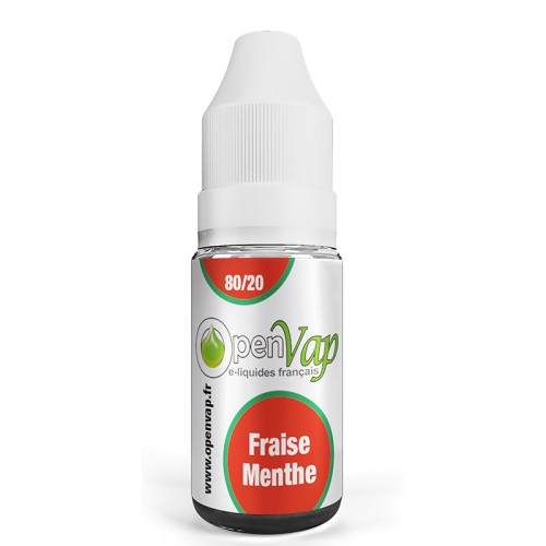 E-liquide Openvap Fraise Menthe 10 ml