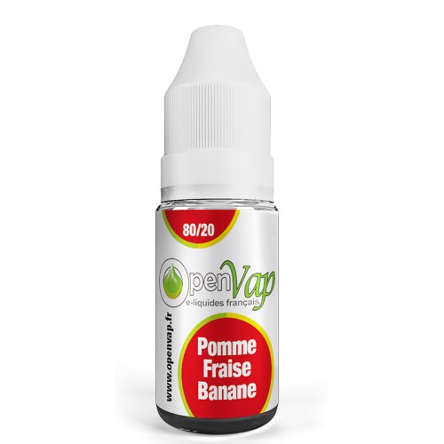 E-liquide Openvap Pomme - Banane - Fraise 10 ml