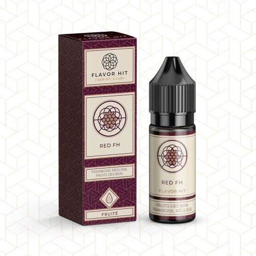 E-liquide Flavor Hit Fruité 50/50 Red FH - Fruits rouges Réglisse - 10 ml