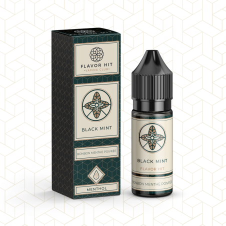 E-liquide Flavor Hit 50/50 Black Mint - Menthe poivrée - 10 ml