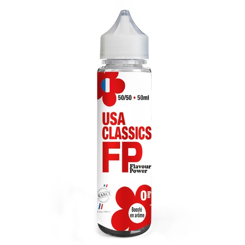 E-liquide Flavour Power 50/50 USA Classics à booster en 50ml