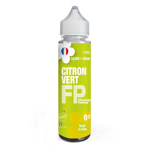 E-liquide Flavour Power 50/50 Citron Vert à booster en 50ml