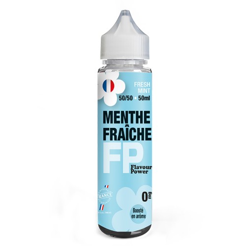 E-liquide Flavour Power 50/50 Menthe Fraîche à booster en 50ml