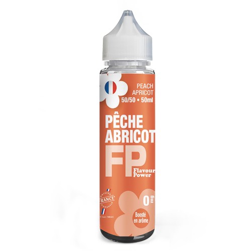 E-liquide Flavour Power 50/50 Pêche Abricot à booster en 50ml